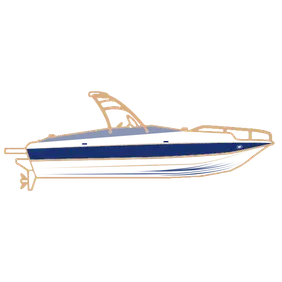 DECK BOAT-Ski Tower | BoatCoversNow